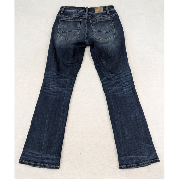 BKE Stella Mid-Rise Slim Fit Jeans Women's 31x31.5 Blue Denim Tailored Bootcut - Picture 6 of 10